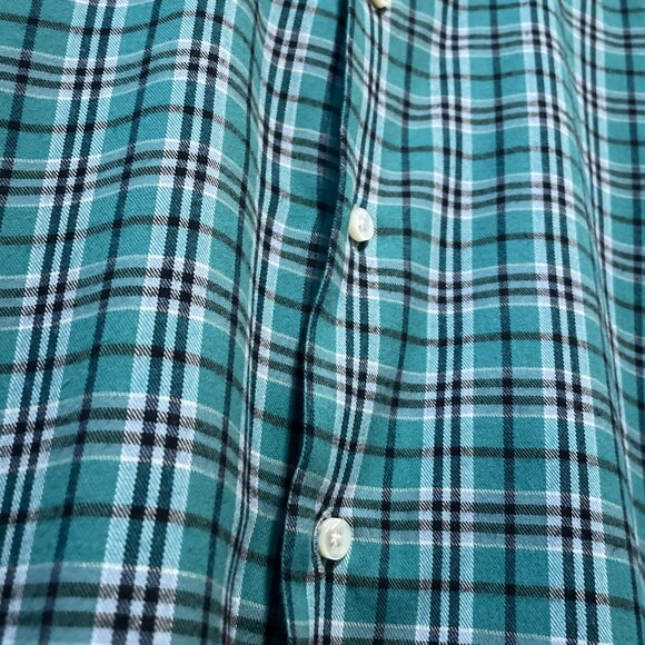 2.0 Maria Santangelo Napoli Slim Fit Men's Long Sleeve Button Plaid Shirt - Picture 5 of 6